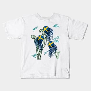 Sweden Jellyfish Kids T-Shirt